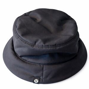 RARE 2022 Lululemon Team Canada Olympic Bucket Hat Black S/M Athletic Sun Hat